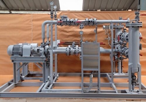 diesel fuel unloading skids